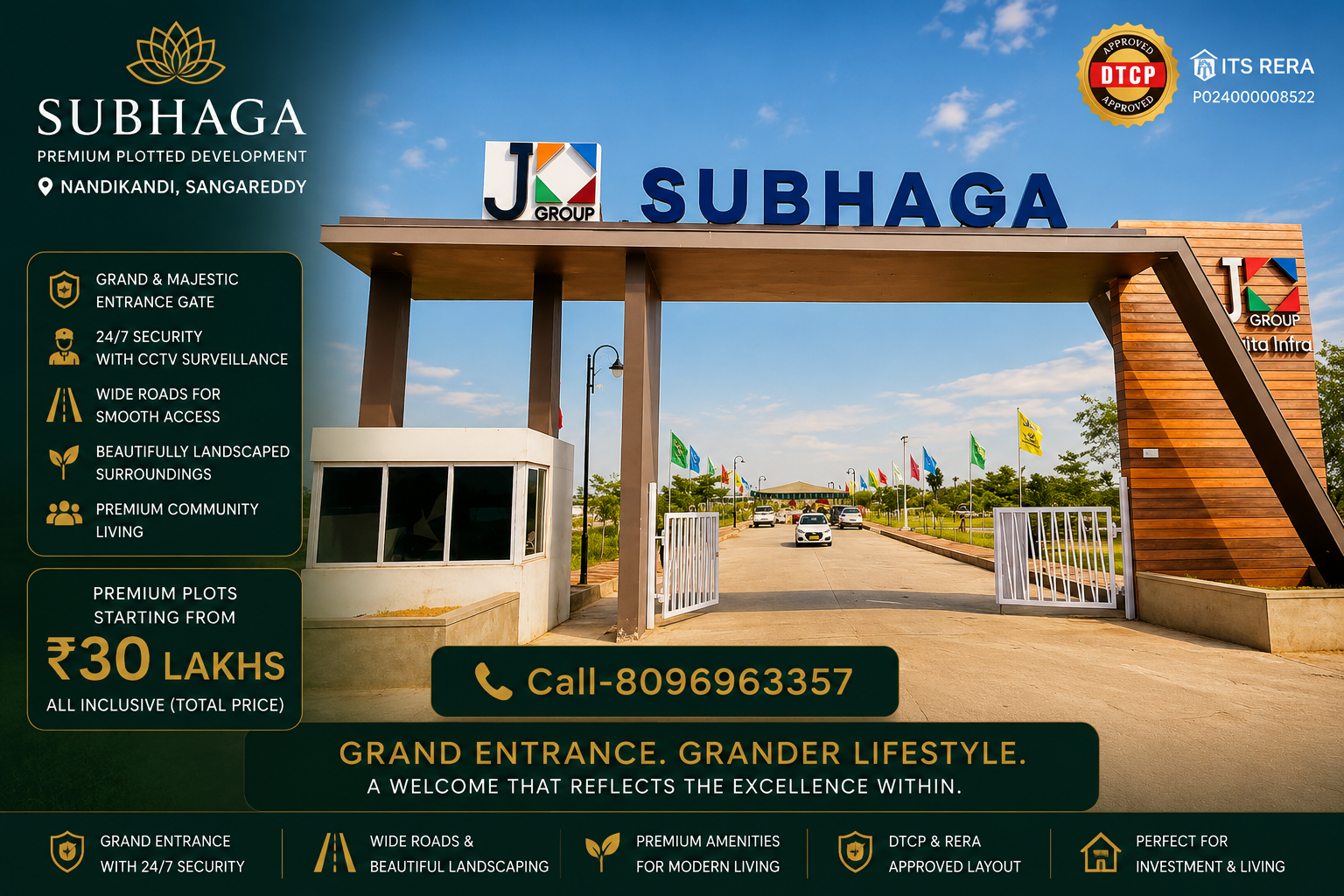 Subhaga premium township entrance gate