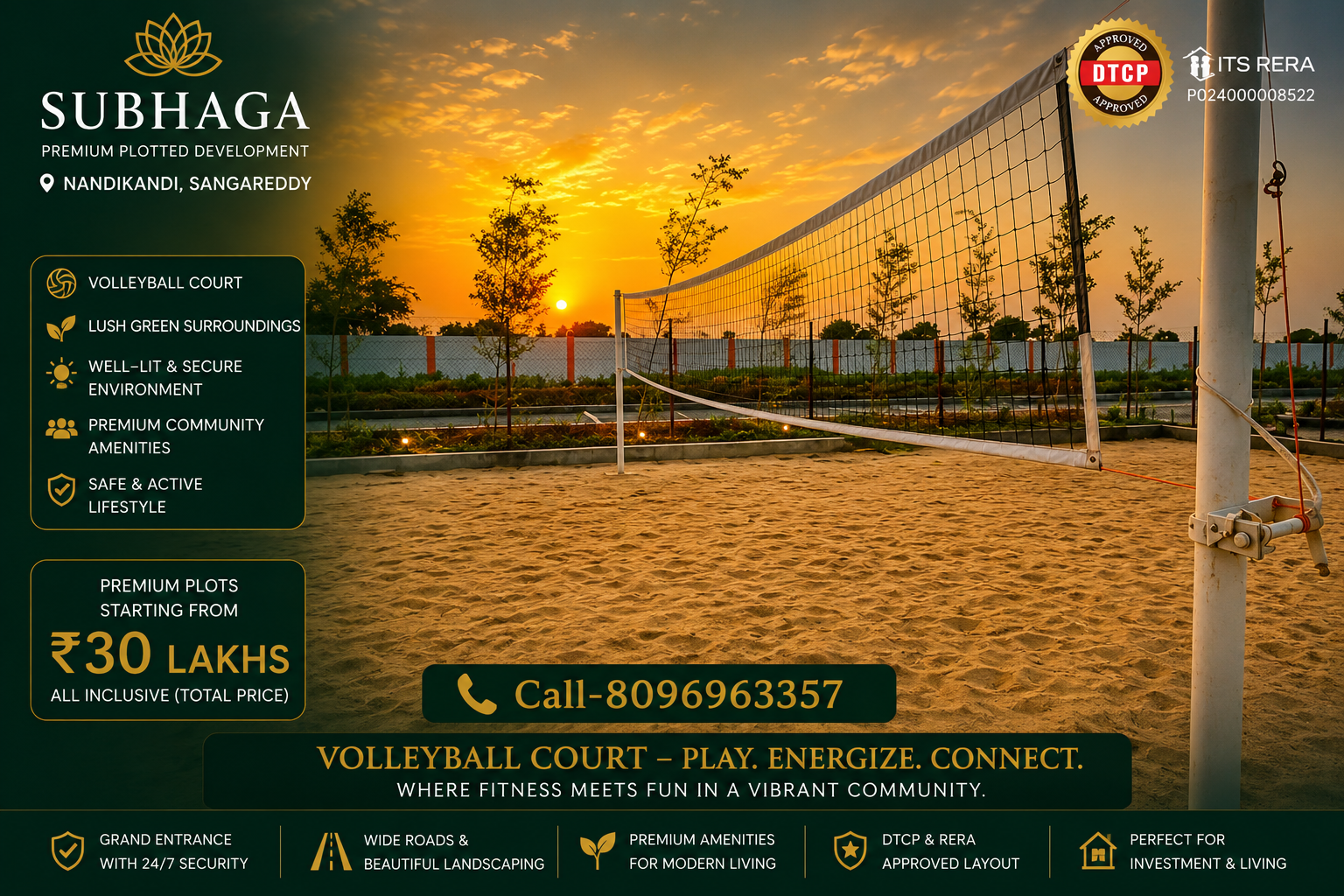 Subhaga volleyball court