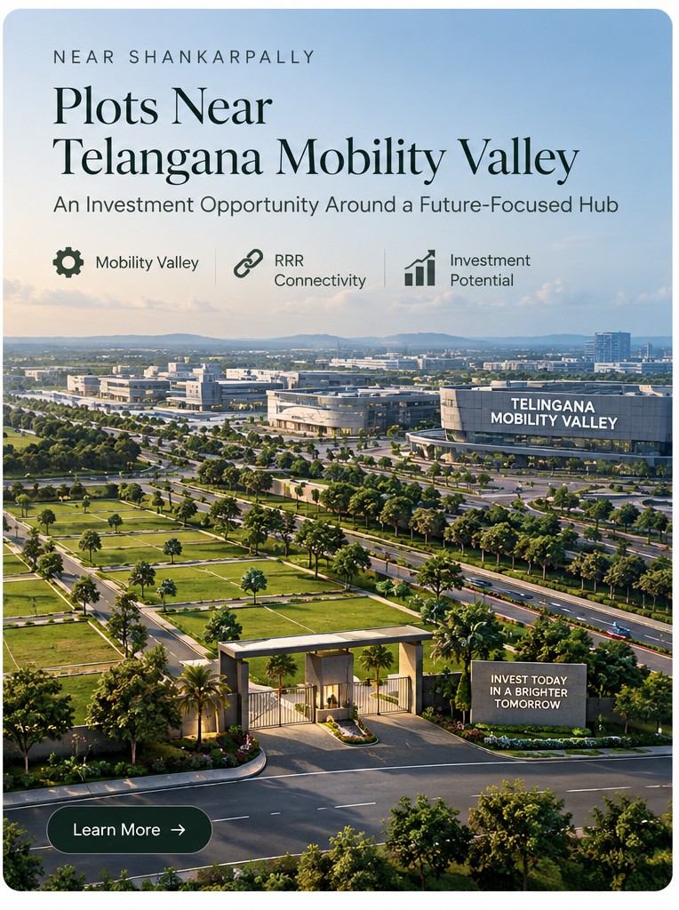 Plotted community landscape near Mobility Valley